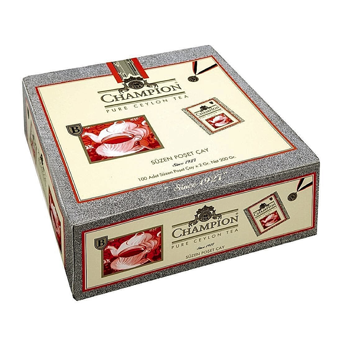 Pure Ceylon Siyah Çay (Bardak Süzen) 100x2 gr - Champion